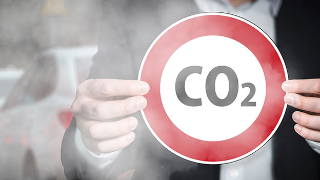 CO2-Verbotsschild