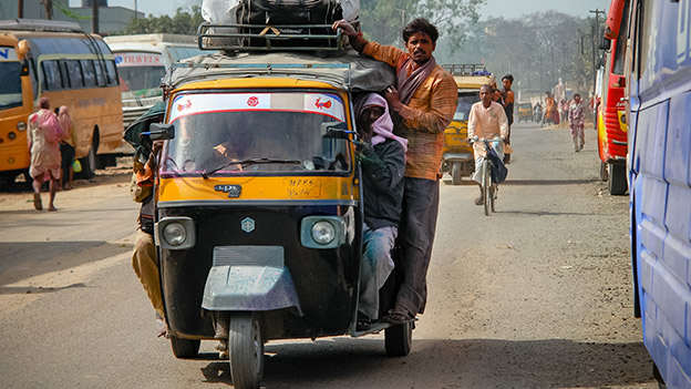 Straße in Indien