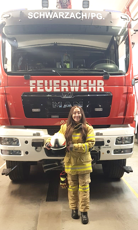 Feuerwehrfrau Selma Jakubovski