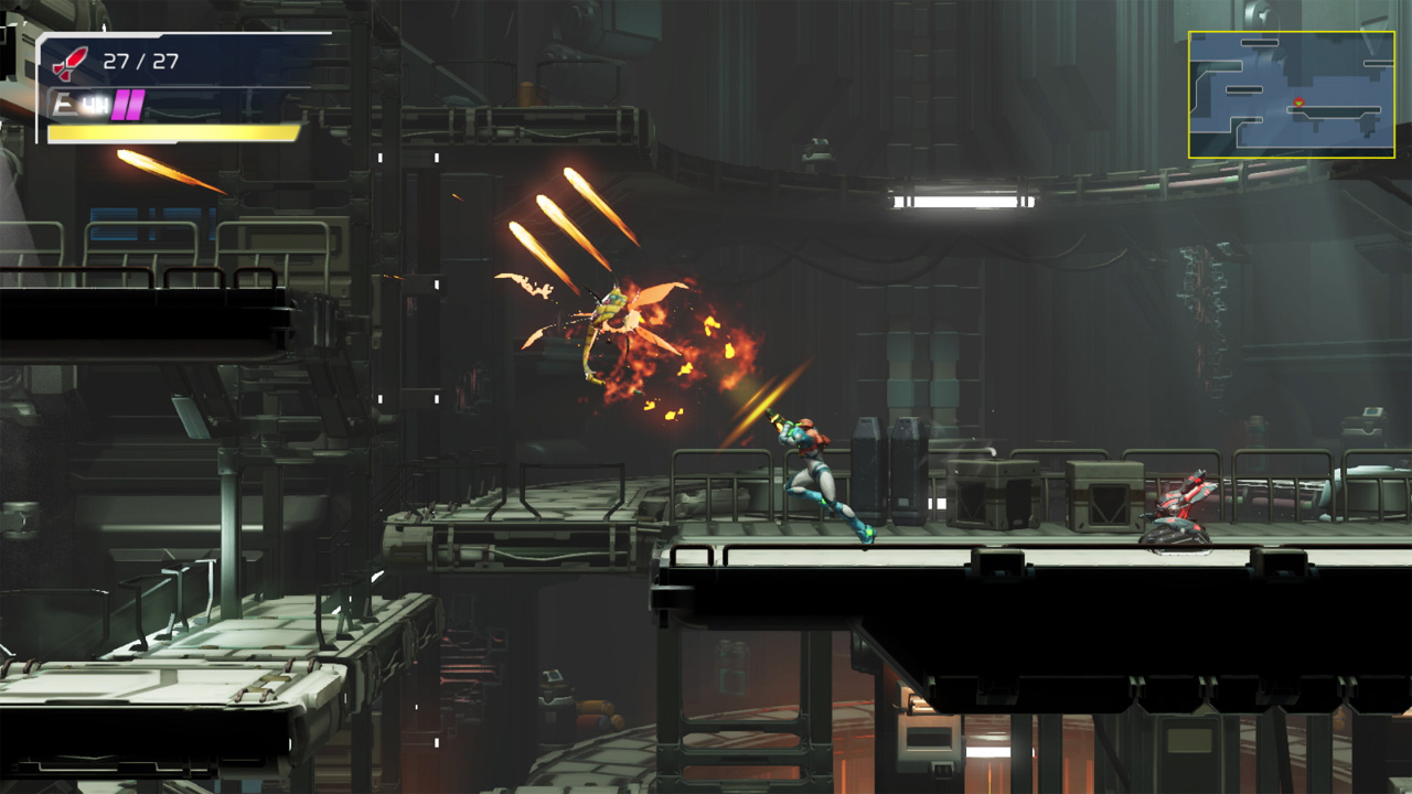 Screenshot aus dem Videospiel "Metroid Dread"
