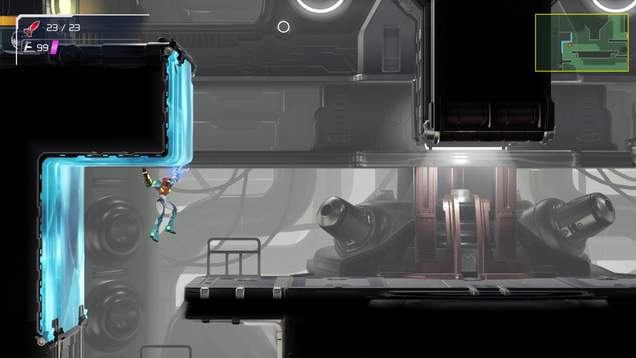 Screenshot aus dem Videospiel "Metroid Dread"