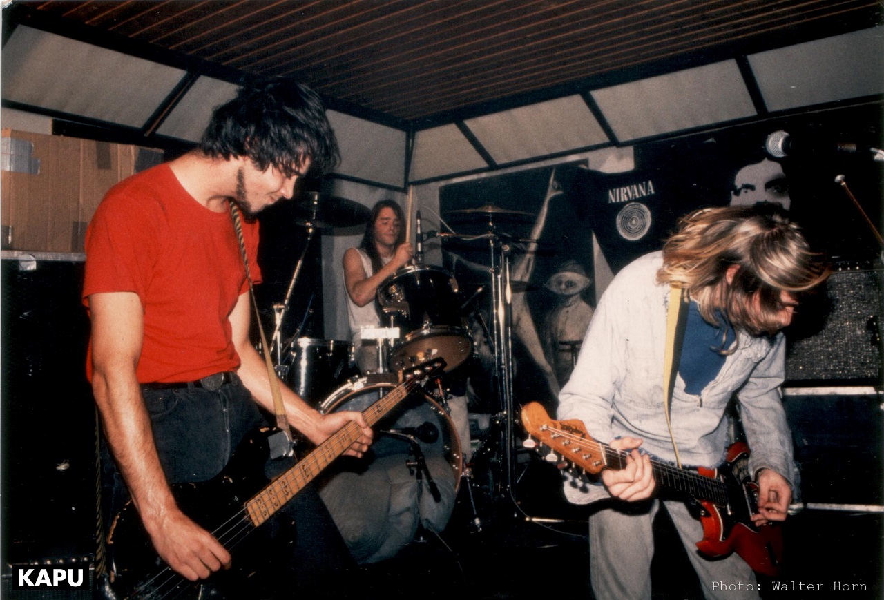 Nirvana live in der Kapu Linz 1989