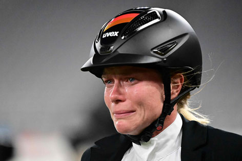 Annika Schleu bei den Olympischen Spielen in Tokio