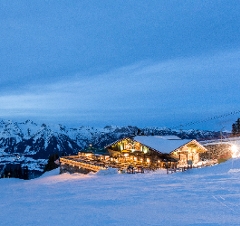 Schafalm Panorama Winter