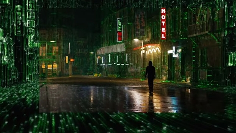 Szene aus dem Trailer zu "Matrix 4"