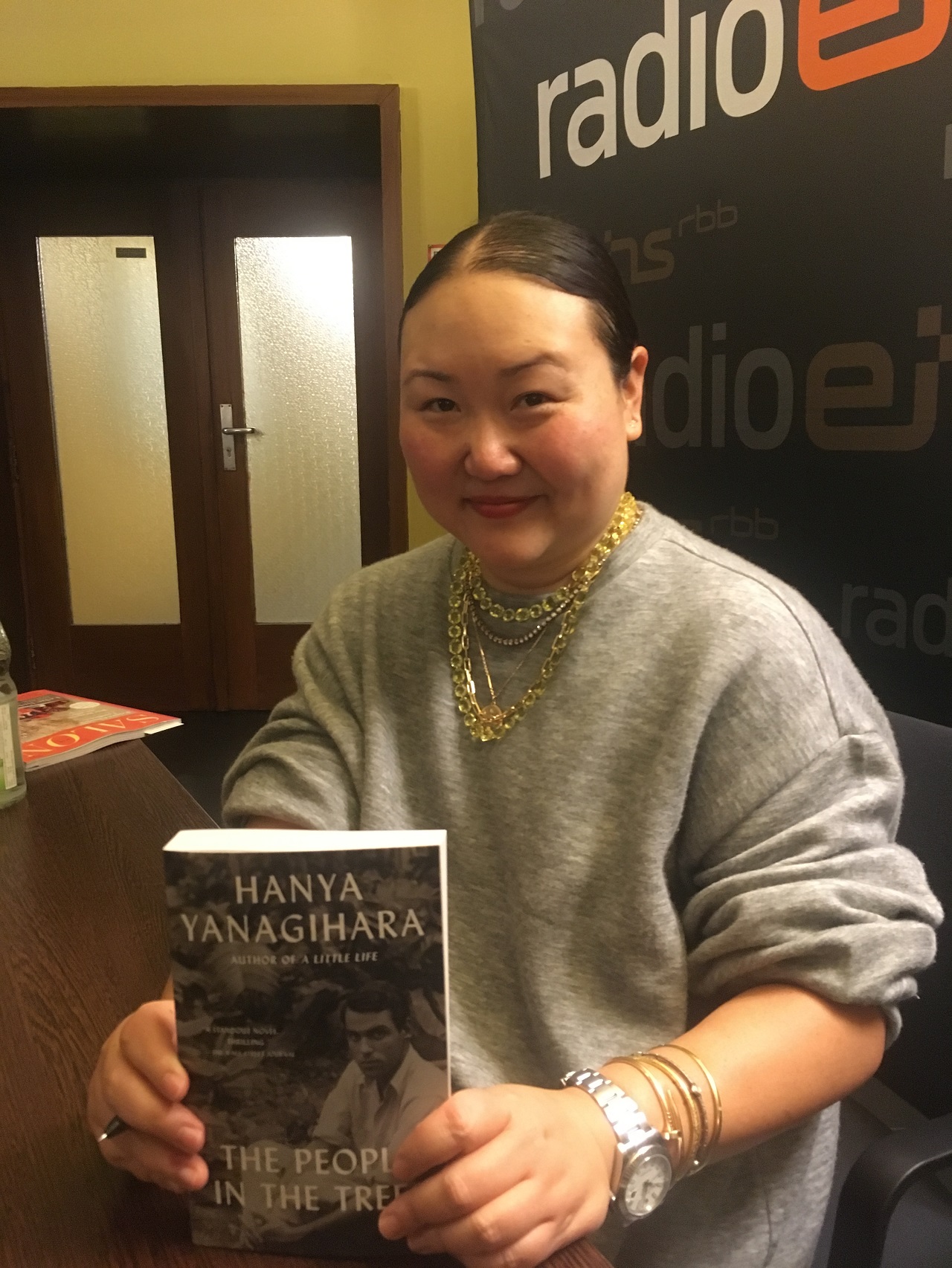 Hanya Yanagihara nach einer Lesung am 8. März 2019 in Berlin.
