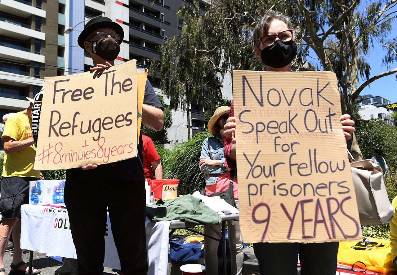 Proteste für Flüchtlinge in Australien