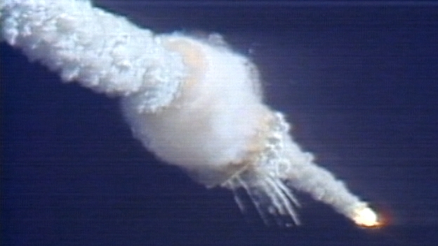 Space Shuttle Challenger explodiert 1986