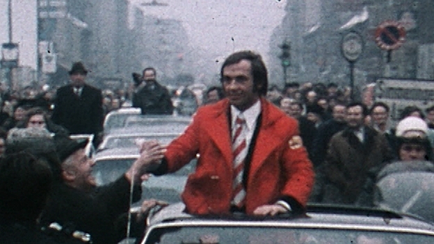 Karl Schranz wird in Wien empfangen 1972