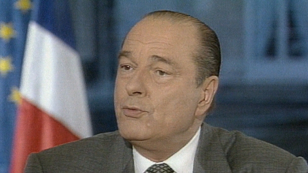 Präsident Jacques Chirac1996