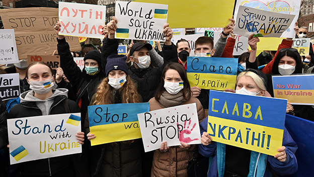 Ukrainische Demonstranten