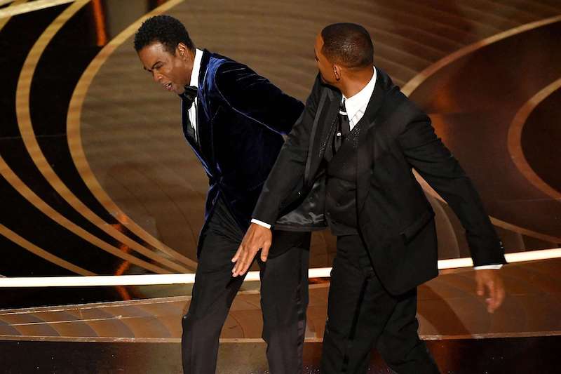 Will Smith schlägt Chris Rock, Oscars 2022