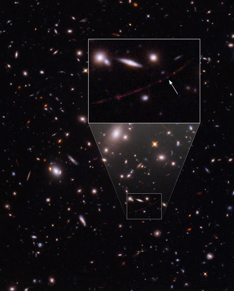 Stern Earandel vom Hubble-Teleskop aus