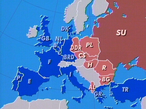 Warschauer Pakt Grafik 1991