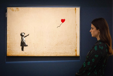 Banksy-Bild "Girl with Balloon"