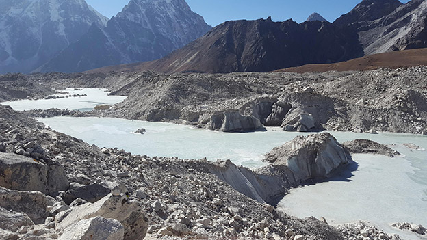 Gletschersee im Himalaya