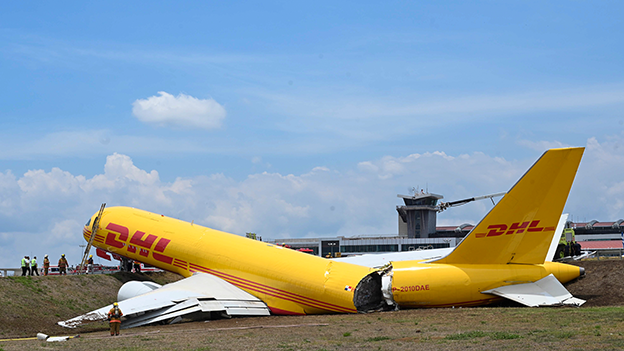 DHL-Frachtflieger Notlandung Costa Rica