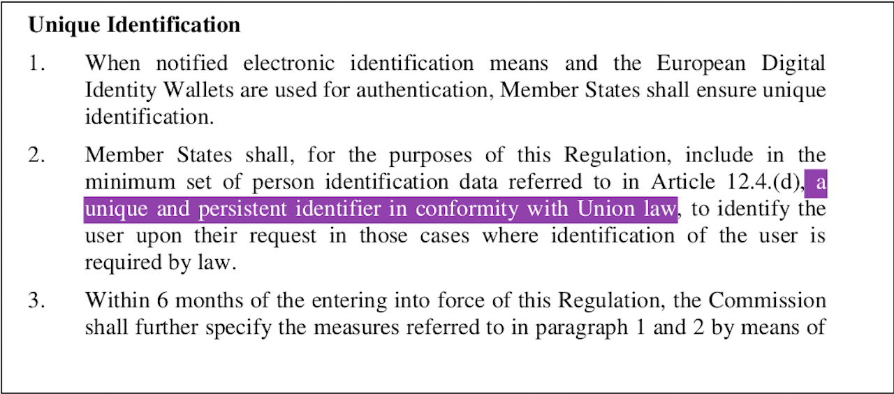 Dokumente der EU Kommission zu digitalem Identifikationssystem