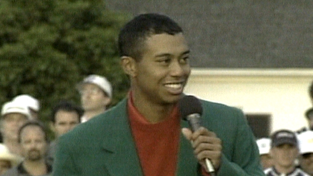 Tiger Woods gewinnt US-Masters 1997