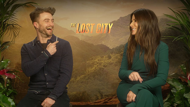 Sandra Bullock und Daniel Radcliffe über den Film "The Los City" im Ö3-Interview mit Max Bauer