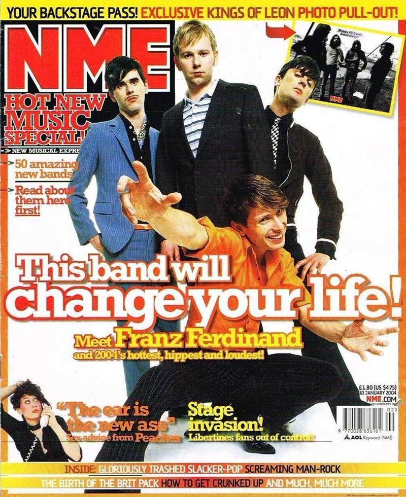 Franz Ferdinand auf dem Cover des NME