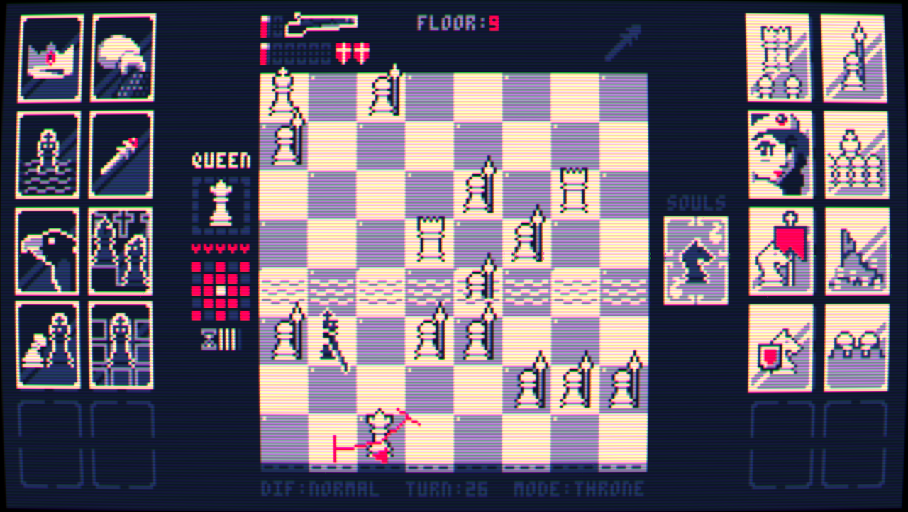 Screenshot aus dem Computerspiel "Shotgun King: The Final Checkmate".