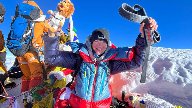 Sabrina Filzmoser am Mount Everest