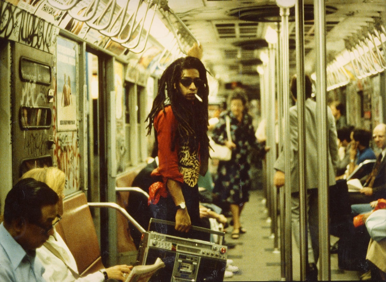 Don Letts 1981 in der New Yorker U-Bahn