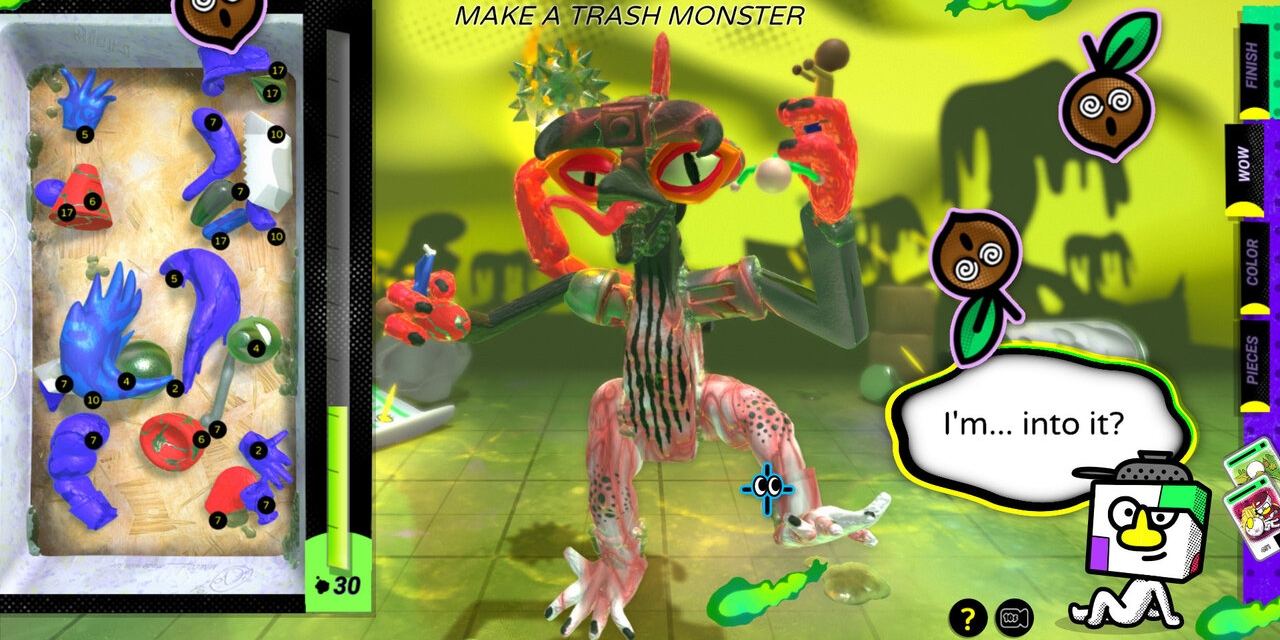 Screenshot aus dem Computerspiel "Mini Maker: Make A Thing"