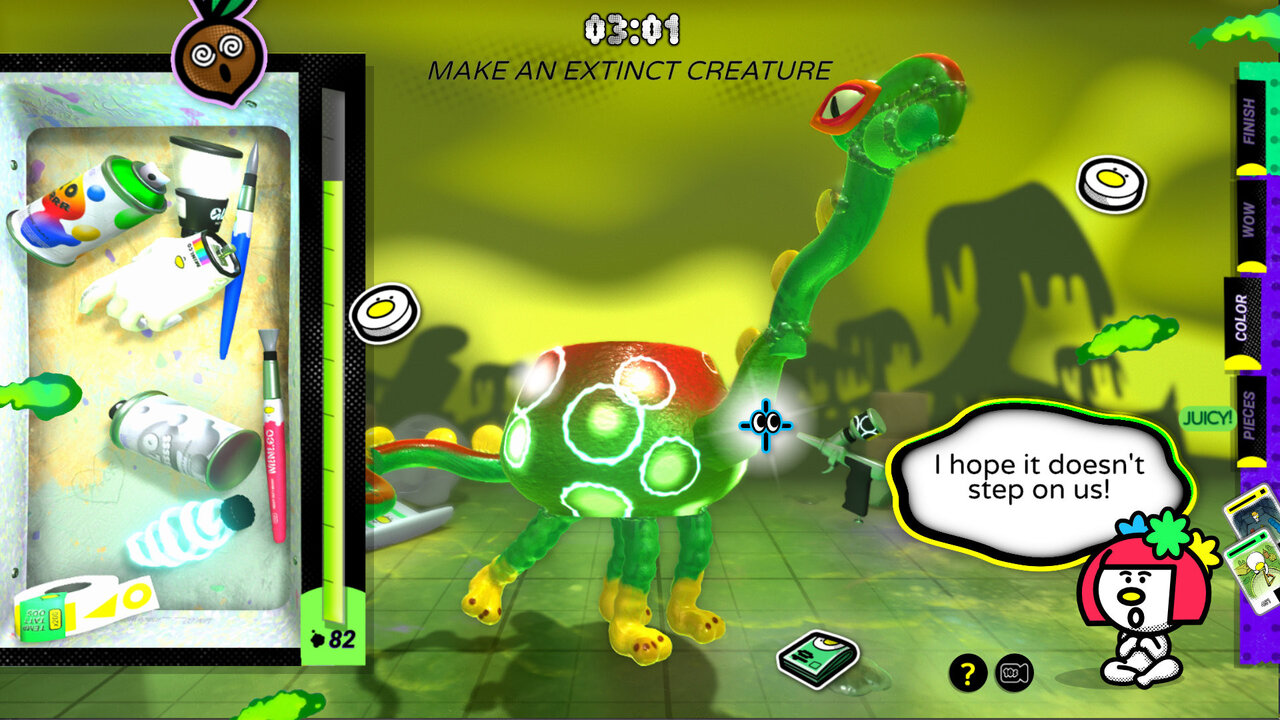 Screenshot aus dem Computerspiel "Mini Maker: Make A Thing"
