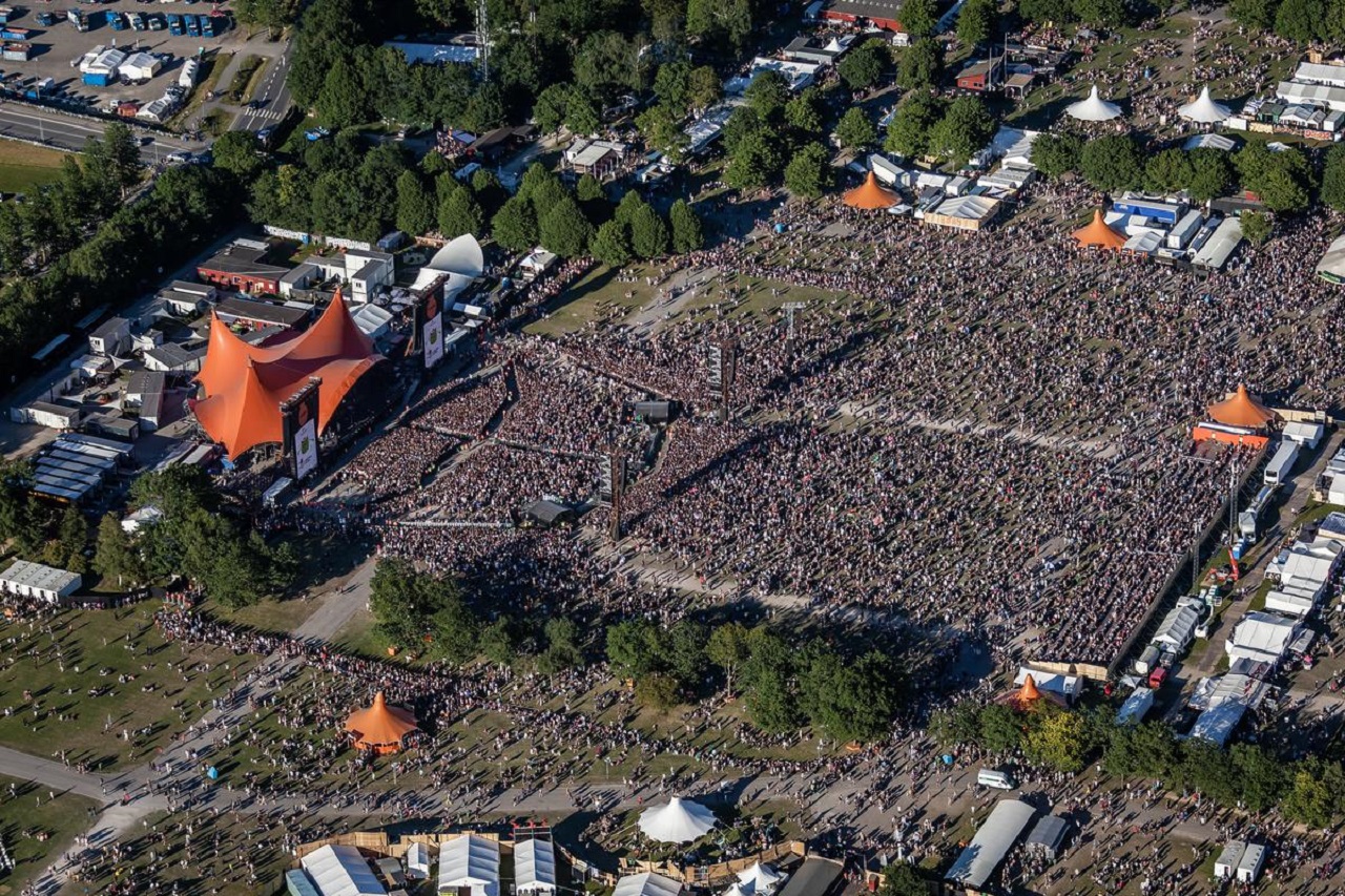 Roskilde Festival Luftbild