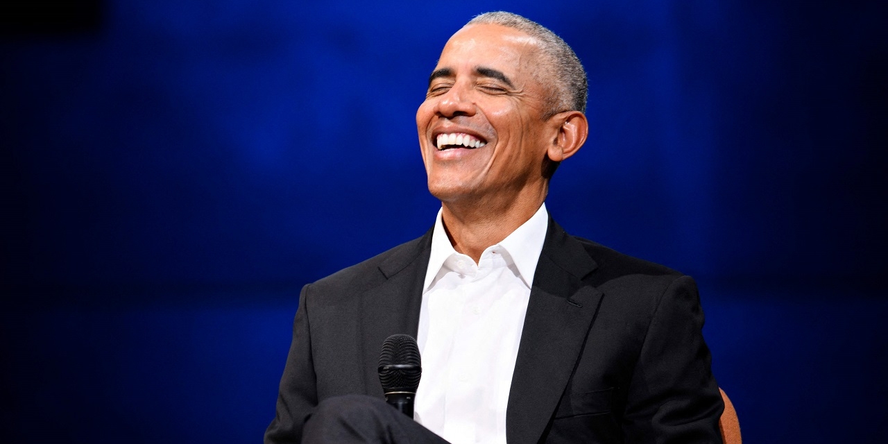 Former US President Barack Obama attends the Copenhagen Democracy Summit at The Royal Danish Playhouse (Skuespilhuset) in Copenhagen, on June 10. 2022