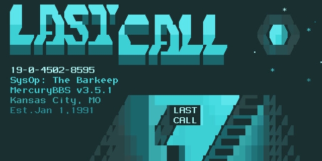 Screenshot aus dem Computerspiel "Last Call BBS".