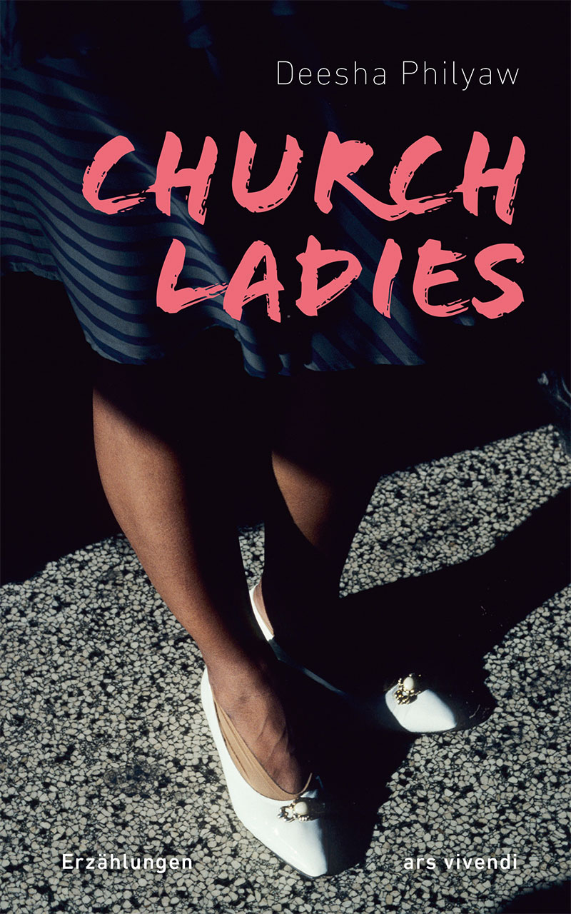Buchcover von "Church Ladies": Beine einer Schwarzen Frau mit hohen Schuhen