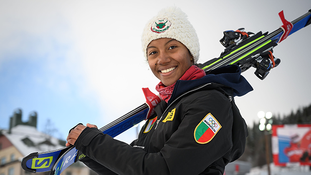 Mia Clerc bei den FIS Alpinen Junioren Ski Weltmeisterschaften 2019
