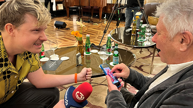 Alan Menken im Ö3-Interview mit Max Bauer in Wien
