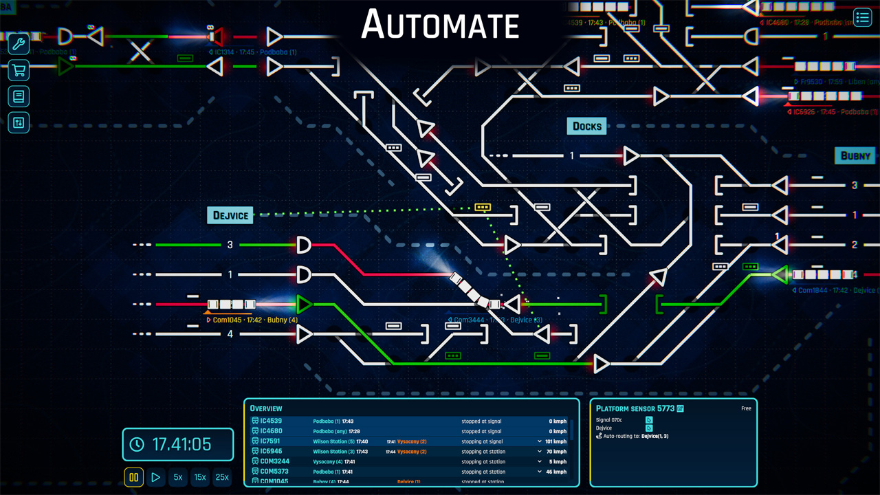 Screenshot aus dem Computerspiel "Rail Route"