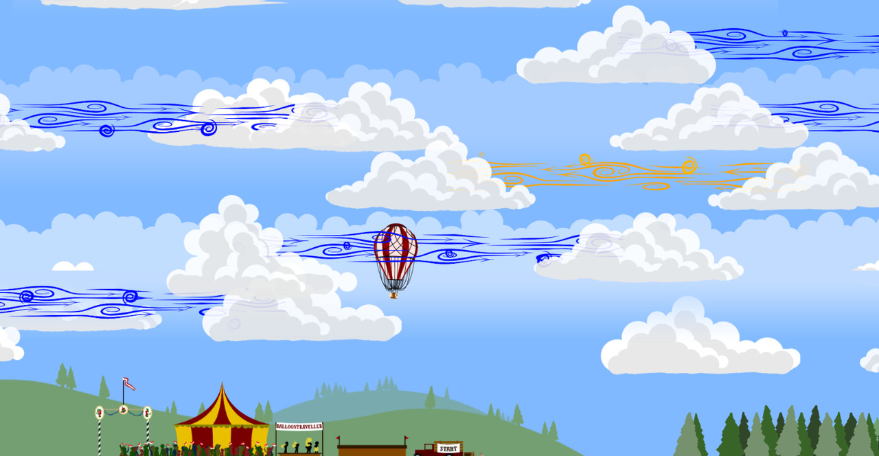 Screenshot von "Balloon Traveller"