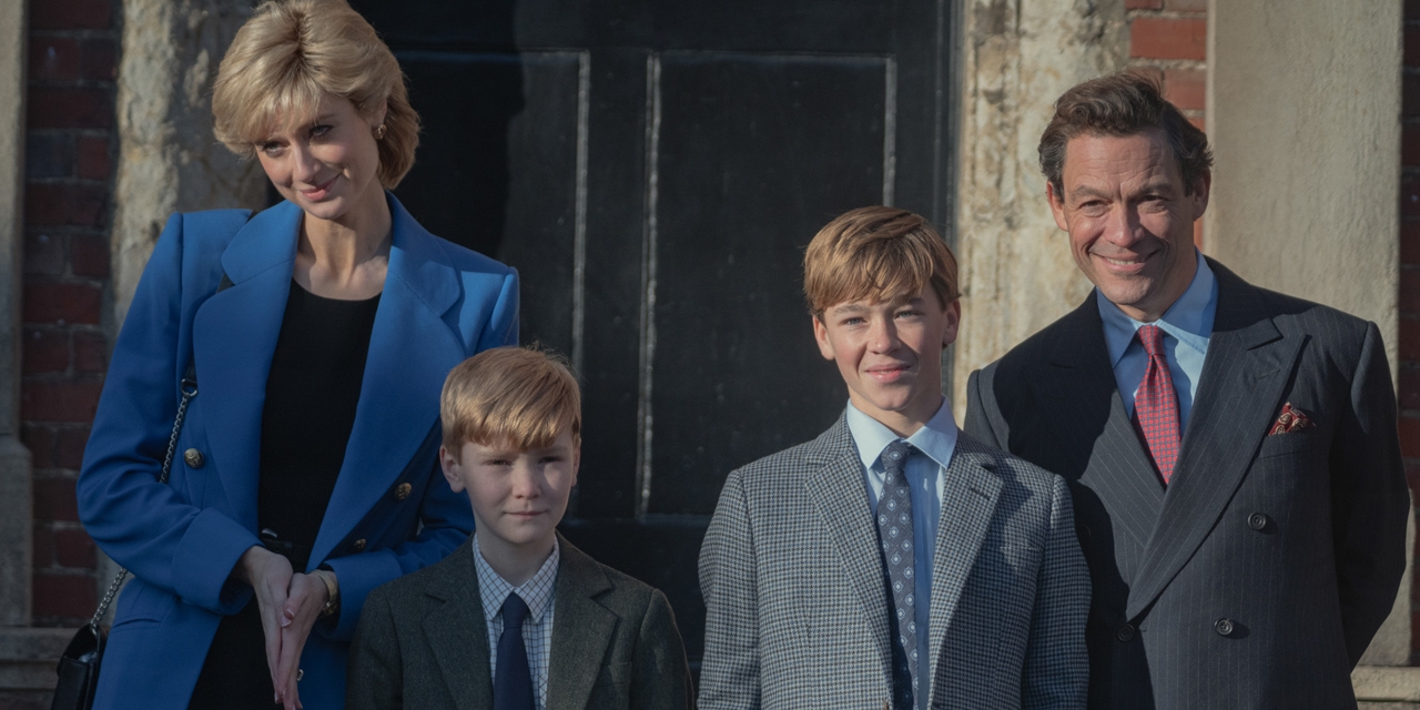 Diana, Charles und ihre beiden Söhne in der fünften Staffel von "The Crown"