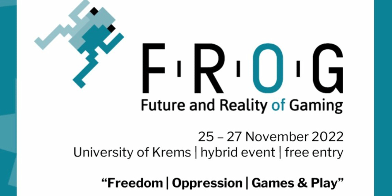 FROG Konferenz Logo (Future & Reality of Games)