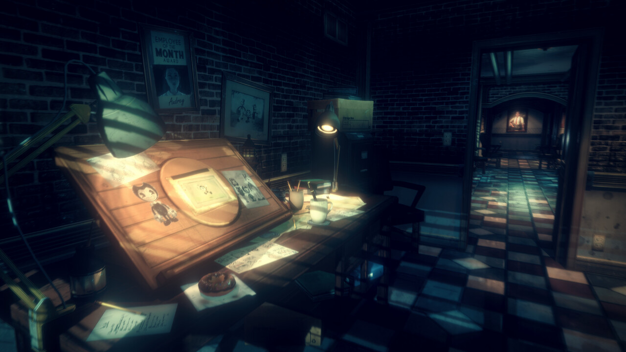 Screenshot aus dem Game "Bendy and the Dark Revival"