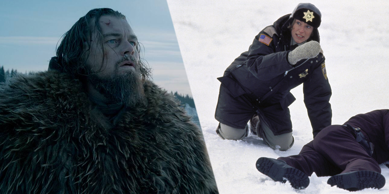 Leonardo DiCaprio in "The Revenant" und Frances McDormand in "Fargo"