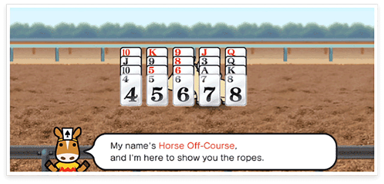 Screenshot aus dem Game "Pocket Card Jockey"