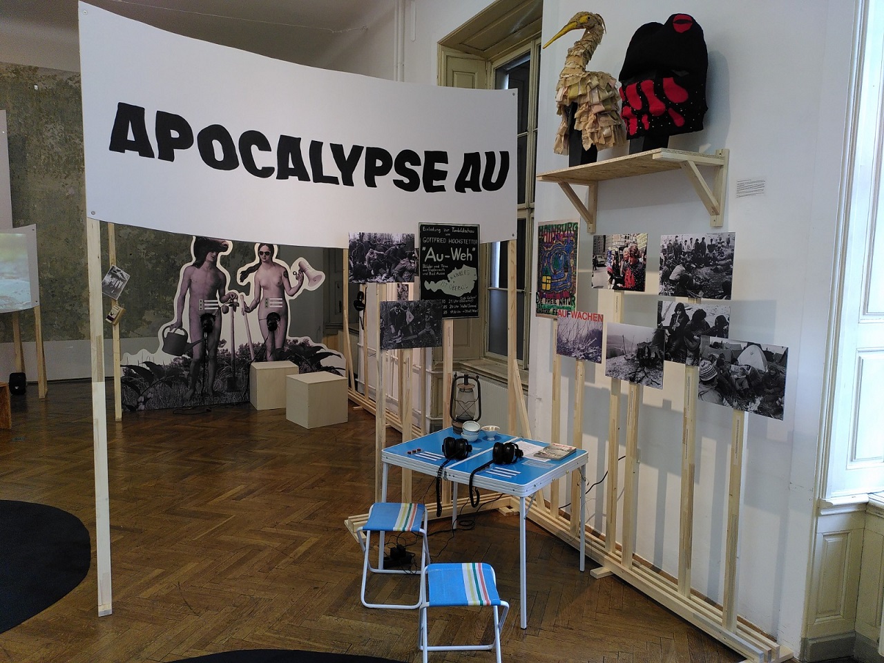 Impressionen aus der Ausstellung Kämpfe der Umweltbewegung in Österreich