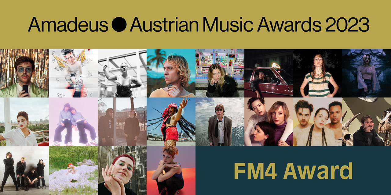 Die Nominierten zum FM4 Award beim Amadeus 2023