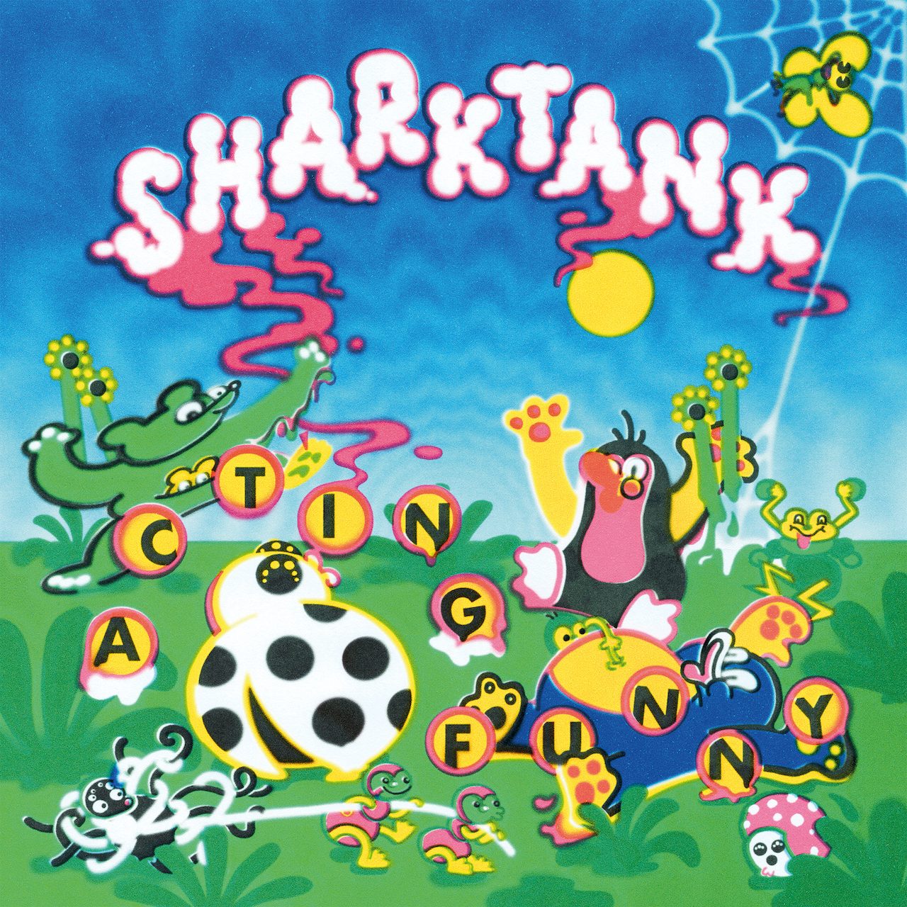 Sharktank 2. Album Acting Funny Comic Cover
