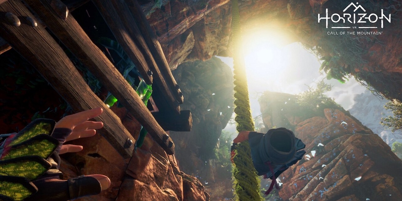 Screenshot aus "Horizon VR: Call of the Mountain"