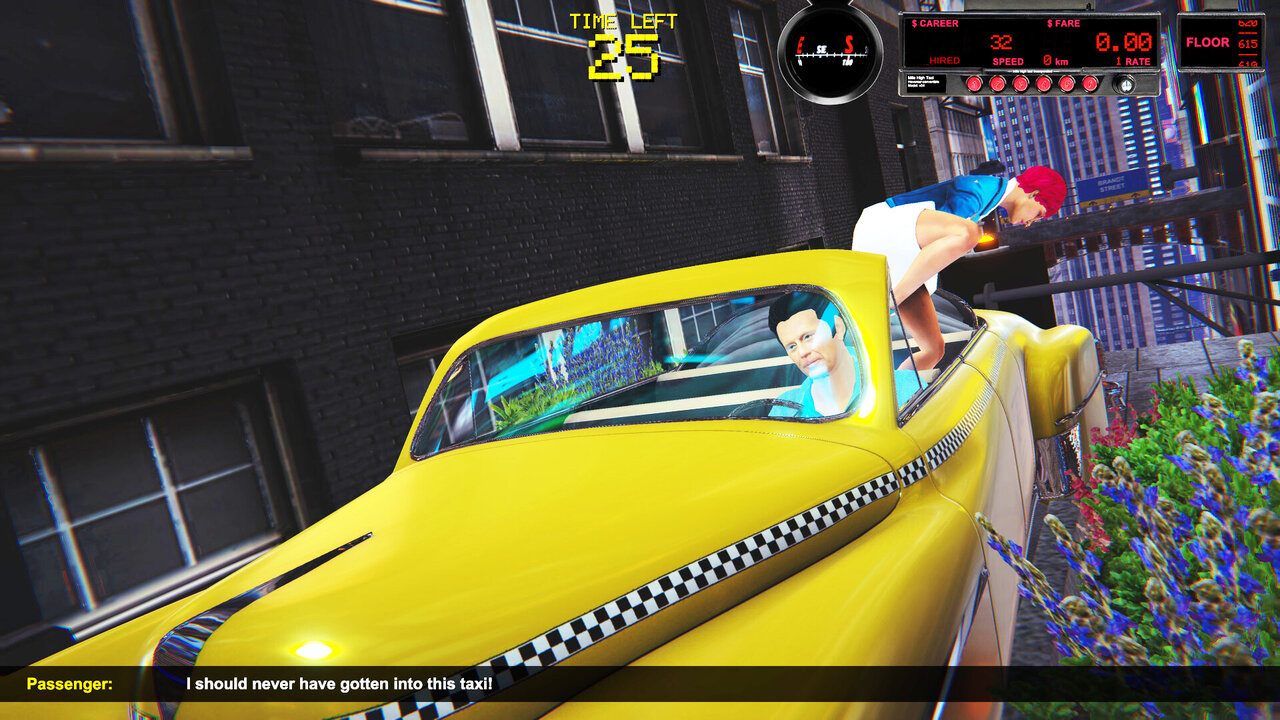 Screenshot aus dem Computerspiel "Mile High Taxi"