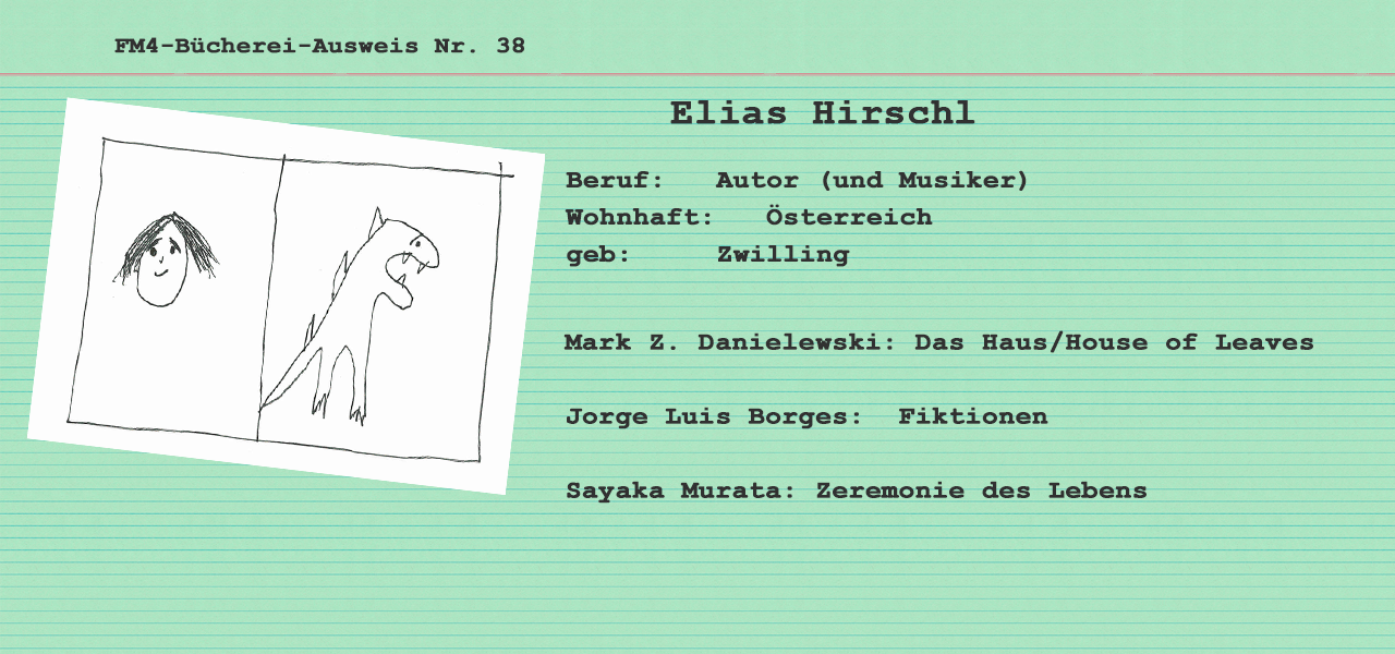 FM4 Büchereiausweis von Elias Hirschl