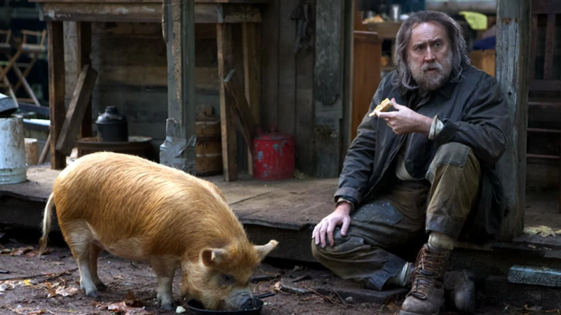 Nicolas Cage mit Trüffelschwein